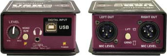 DI-Box Radial USB Pro, stereo